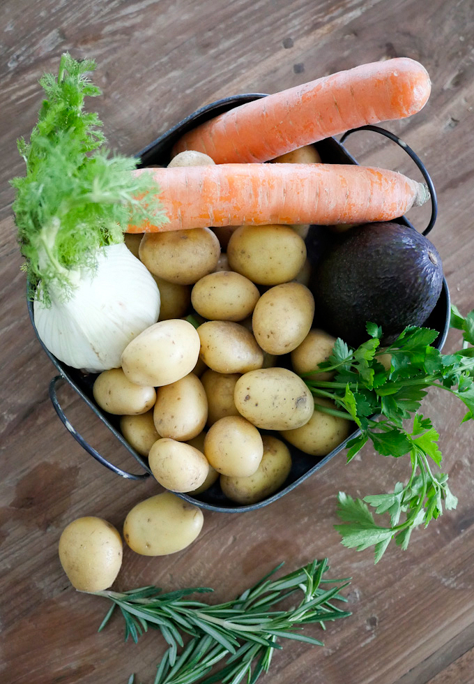  Nursing during lactation: potatoes, avocado, carrots, fennel 